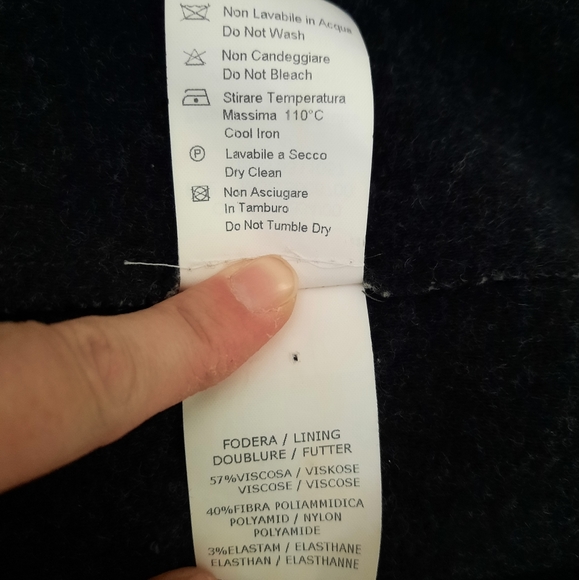 LIKE NEW 💥 Seventy Wool Blazer, Size 46, Gray + Black - Picture 10 of 12